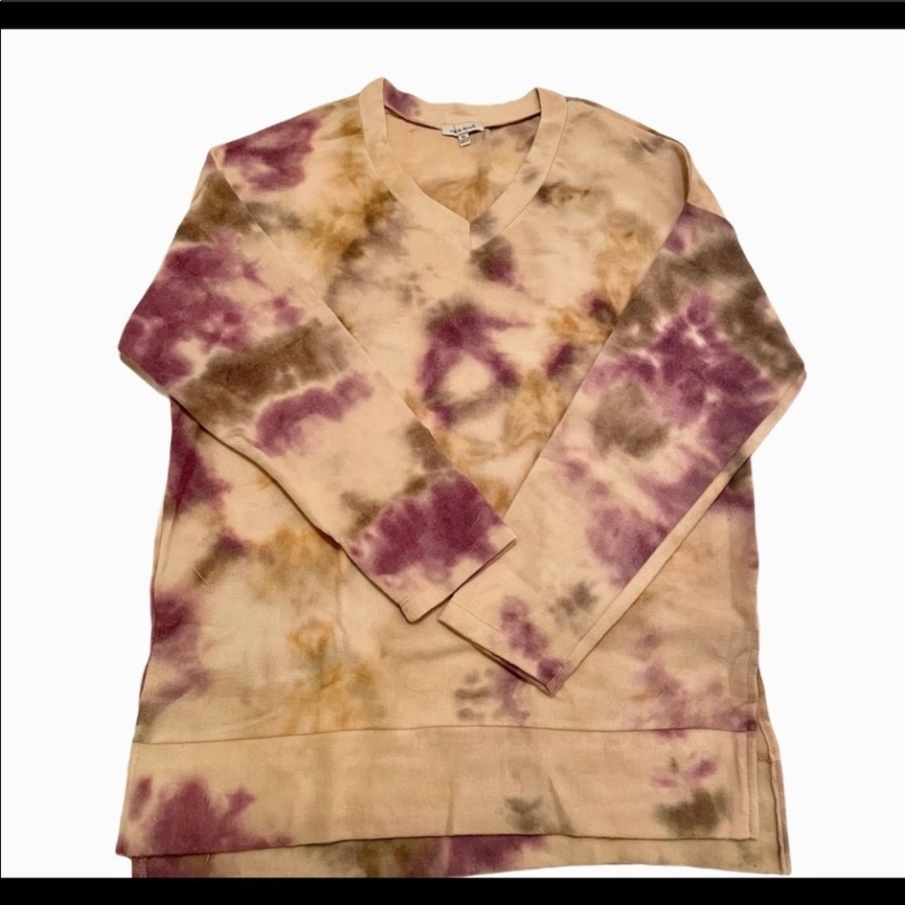 WHITE BIRCH Tie Dye Long Sleeve Sweatshirt XL